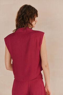Hoss Intropia Gabriela Top satinado Morado