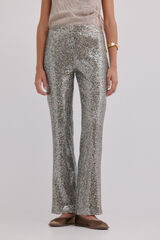 Hoss Intropia Priscilla. Pantalones de lentejuelas Gris
