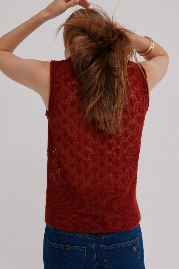 Hoss Intropia Irma. Top calado Coral