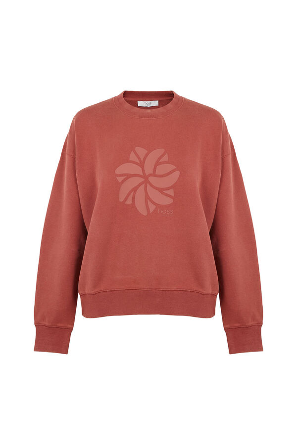 Hoss Intropia Miranda. Sudadera lavada Granate