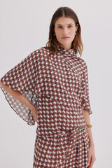 Hoss Intropia Clavel. Blusa estampada Multicolor