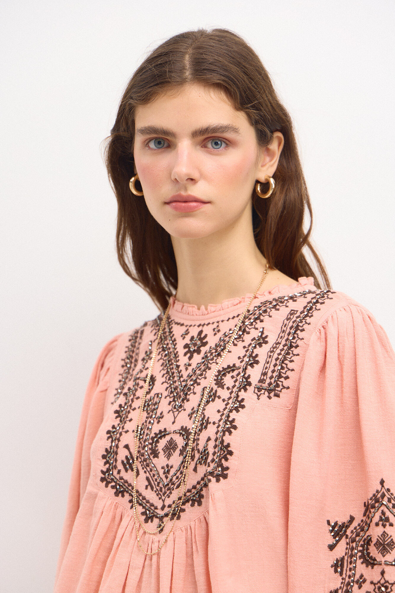 Cleo. Blusa bordado etnica. Blusas e camisas de mulher Hoss Intropia
