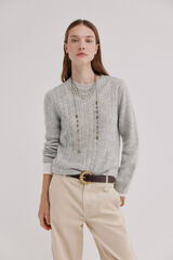Hoss Intropia Inne.Jersey cuello subido Marfil