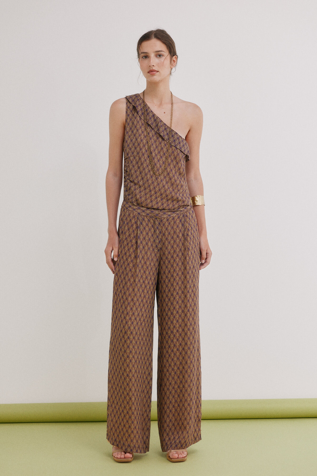 Hoss Intropia Primrose. Pantal&oacute;n pinzas