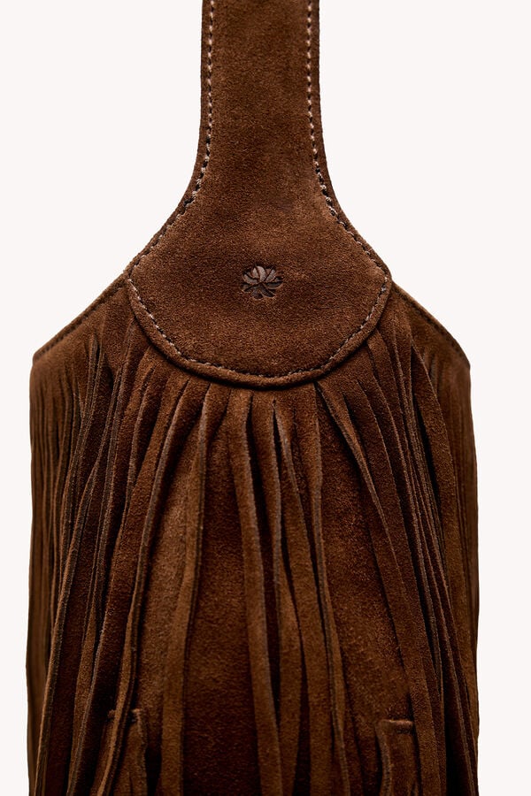 Hoss Intropia Noelia. Mala com franjas Castanho