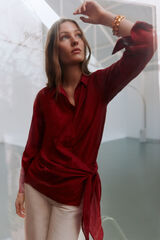 Hoss Intropia Cosette. blusa &agrave;s riscas Vermelho