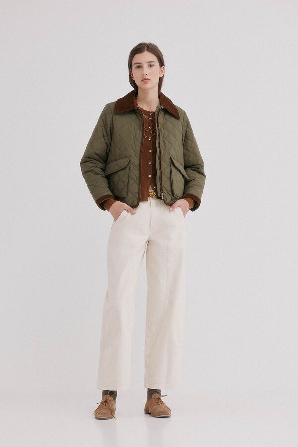 Hoss Intropia Devora. Casaco acolchoado Khaki