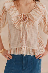 Hoss Intropia Astrid. Blusa estampada. Subiu
