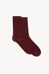 Hoss Intropia Leila. Meias vazadas de lurex Vermelho