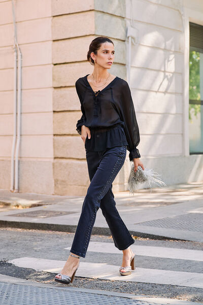 Hoss Intropia Clémence. Blusa con cierre cruzado