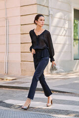 Hoss Intropia Clémence. Blusa con cierre cruzado Negro
