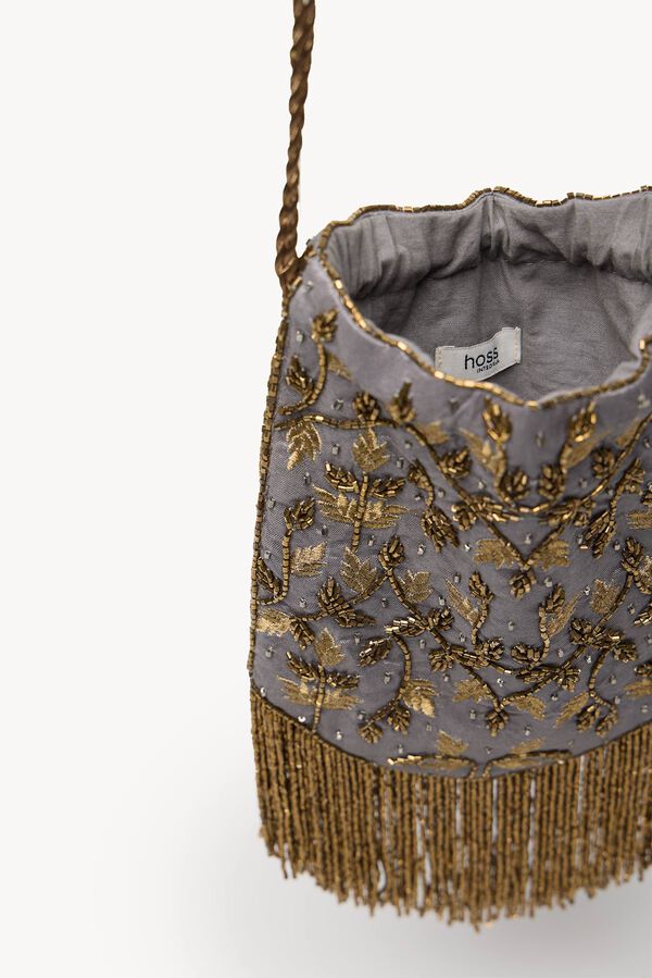 Hoss Intropia Madelyn. Bolso bordado Arena