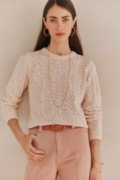 Hoss Intropia Saray. Jersey cuello redondo Rosa