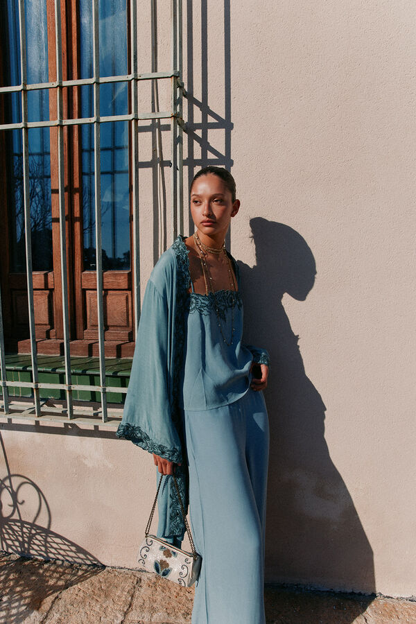 Hoss Intropia Katrina. Kimono largo Turquesa