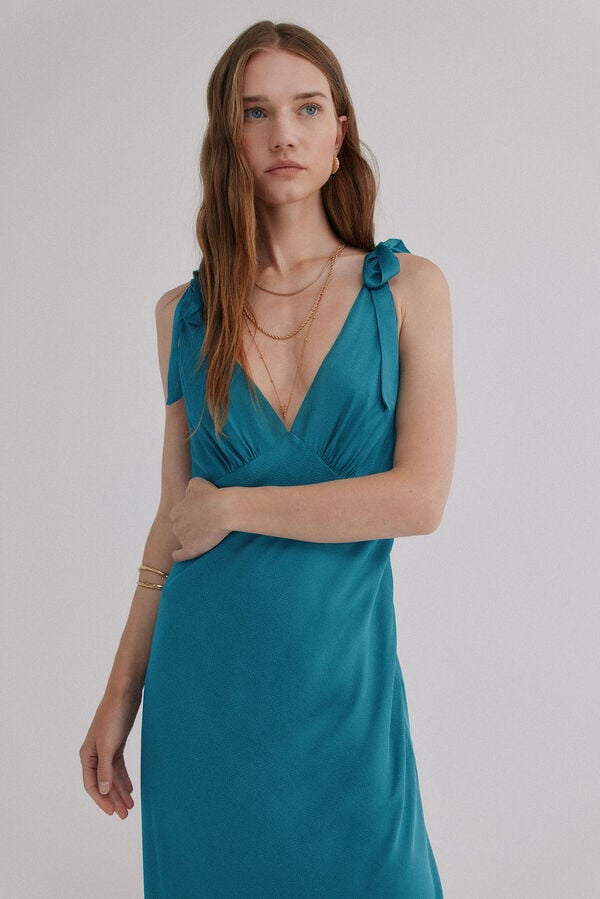 Hoss Intropia Leonor. Vestido midi Azul
