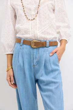 Hoss Intropia Paz. Jeans fluidas Azul
