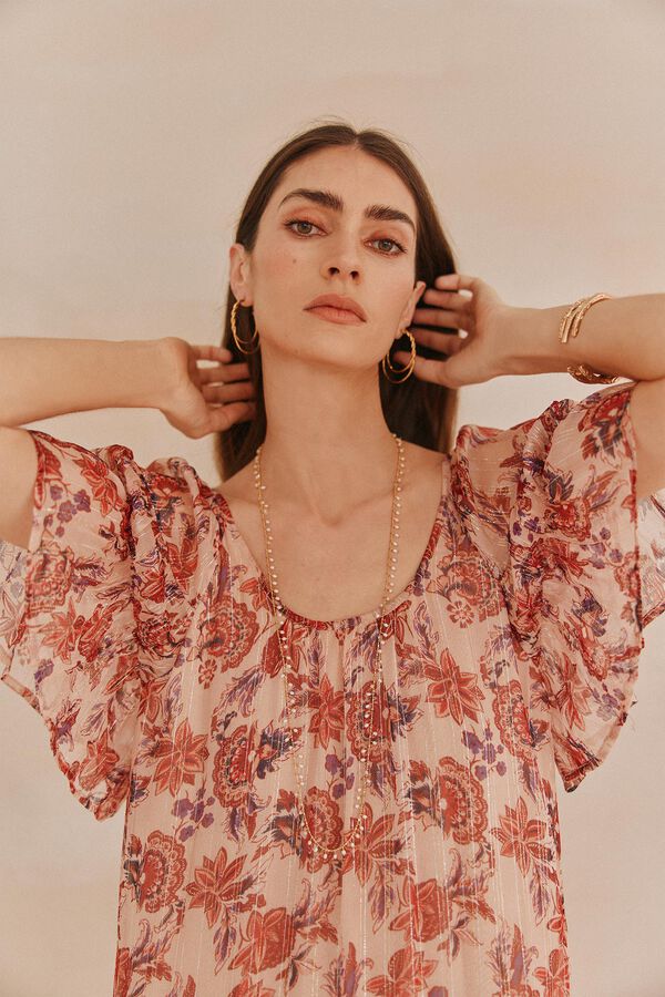 Hoss Intropia Aria. Vestido fluido Amarillo