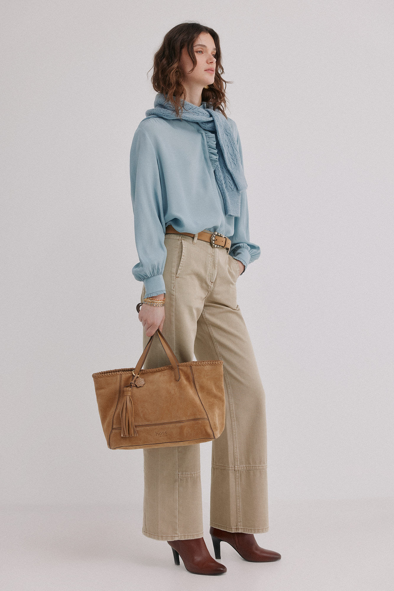Hoss Intropia Natalia. Bolso serraje