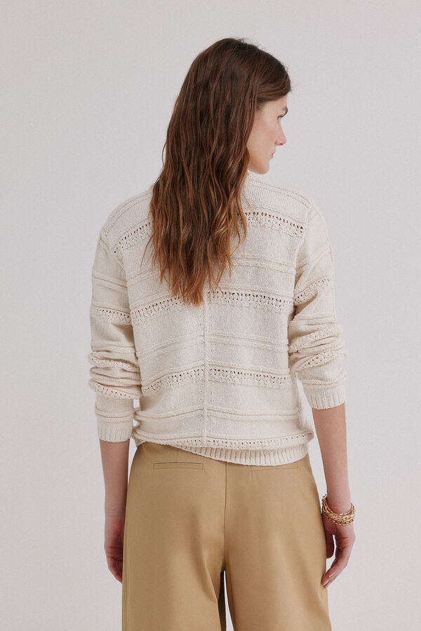 Hoss Intropia Iseult. Jersey con textura Marfil