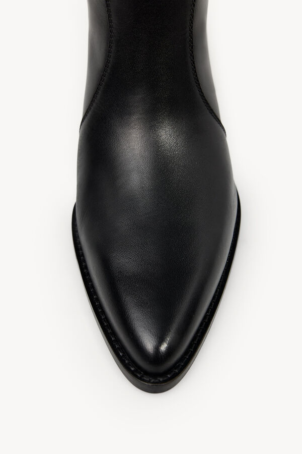 Hoss Intropia Maite. Bota cowboy de piel Negro