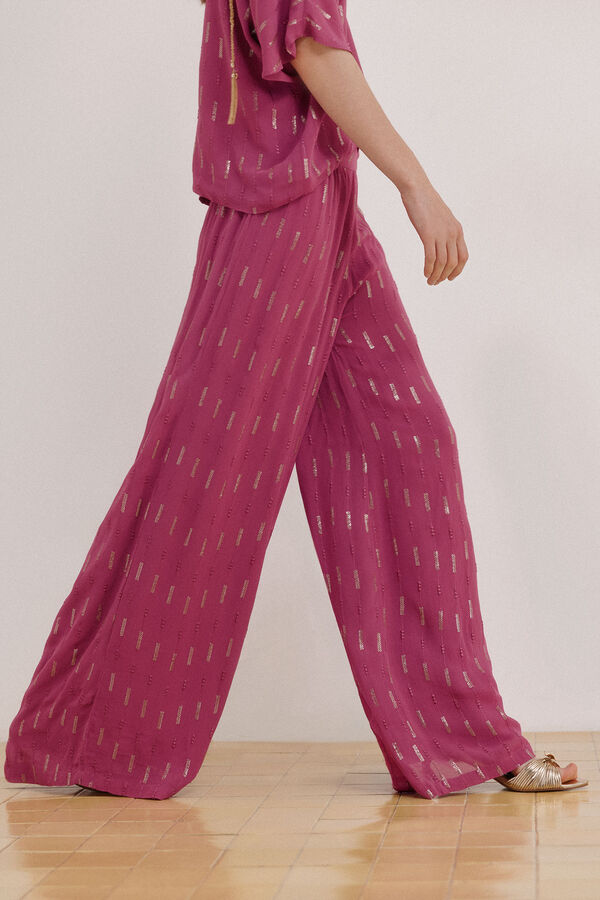 Hoss Intropia Cal&ccedil;as de lantejoulas Pauliana Roxo