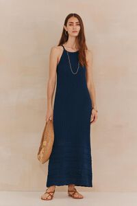 Hoss Intropia Nalia. Vestido tirantes Azul marino