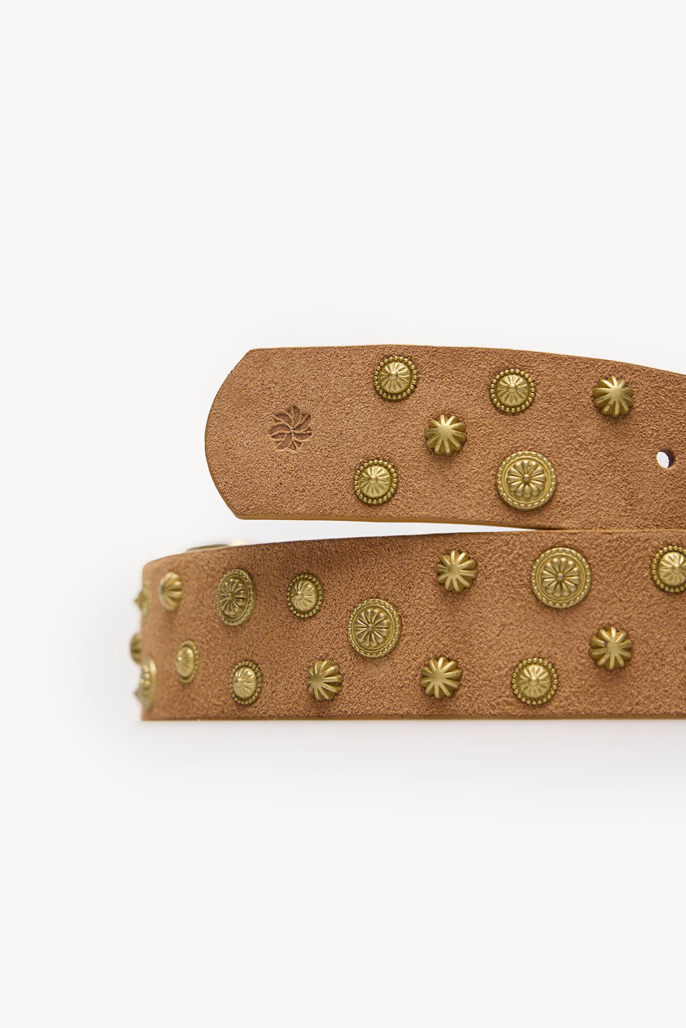 Hoss Intropia Lianna. Cintur&oacute;n serraje con tachas