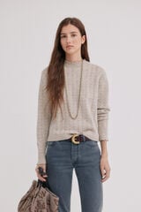 Hoss Intropia Ianthe. Jersey punto Marfil