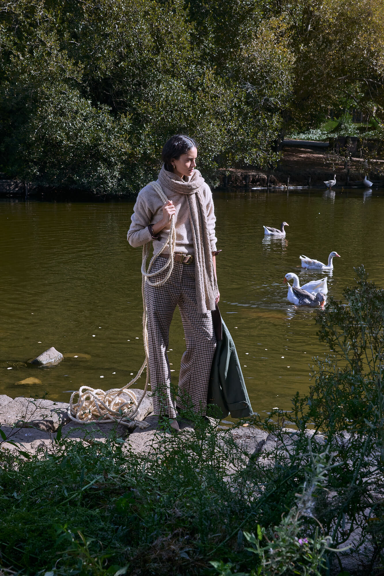 Hoss Intropia Prado. Pantal&oacute;n a cuadros