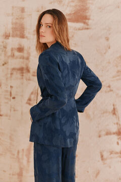 Hoss Intropia Emma. Jaqueta jacquard Azul