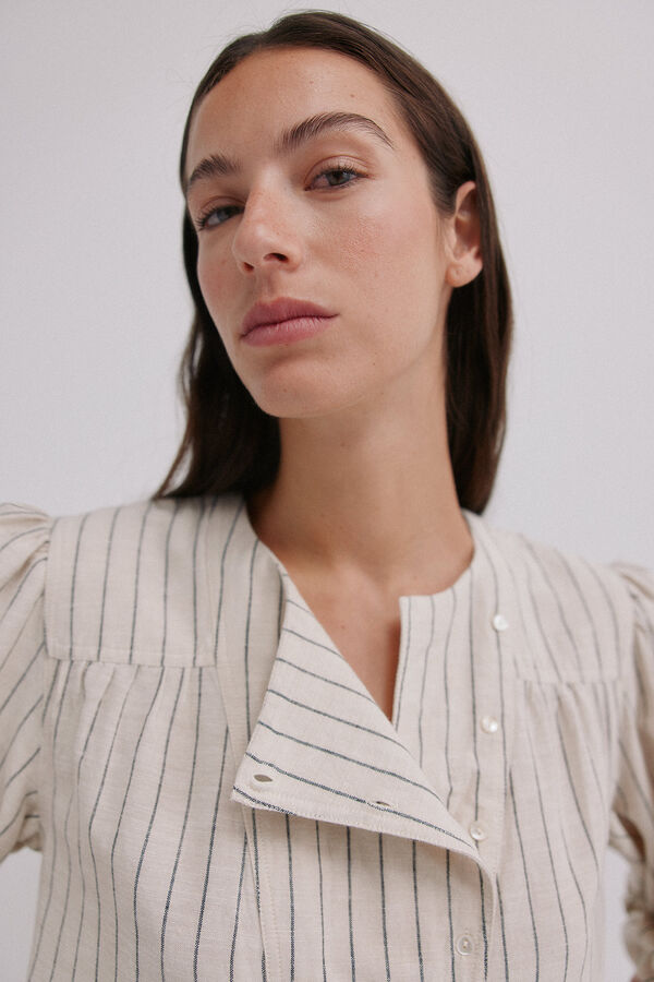 Hoss Intropia Griselda. Blusa a rayas Marfil