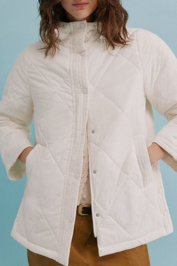 Hoss Intropia Dahlia. Sneaker acolchoada Cinzento