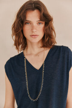 Hoss Intropia Miriam. T-shirt gola em bico Azul