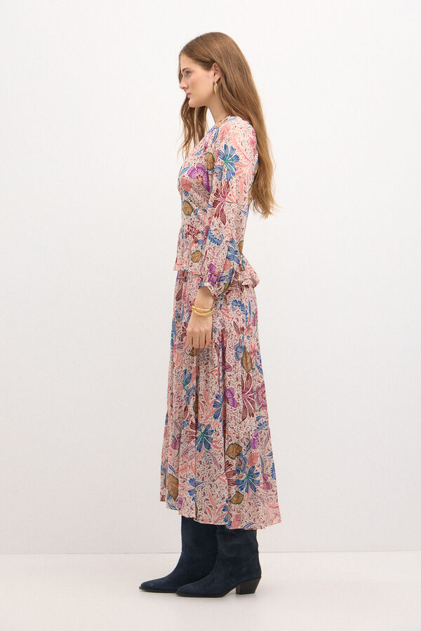 Hoss Intropia Rigoberta. Vestido estampado. Multicolorido