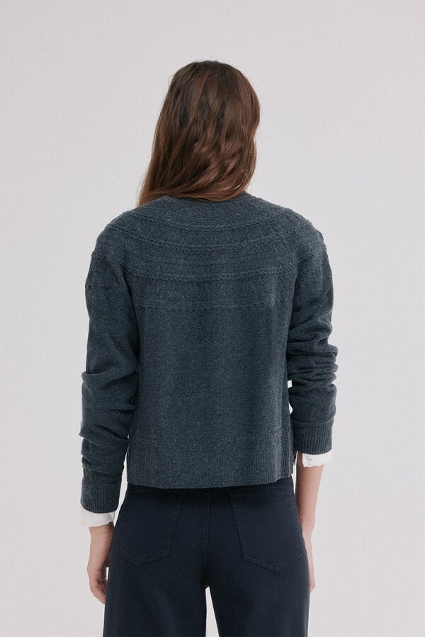 Hoss Intropia Izara. Jersey relieve Gris