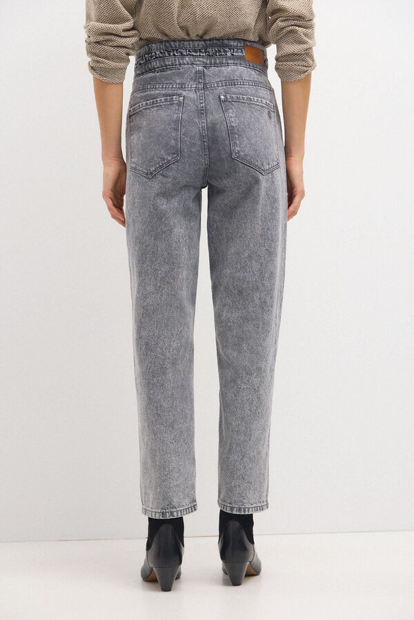 Hoss Intropia Olinda. Jeans de corte reto Cinzento