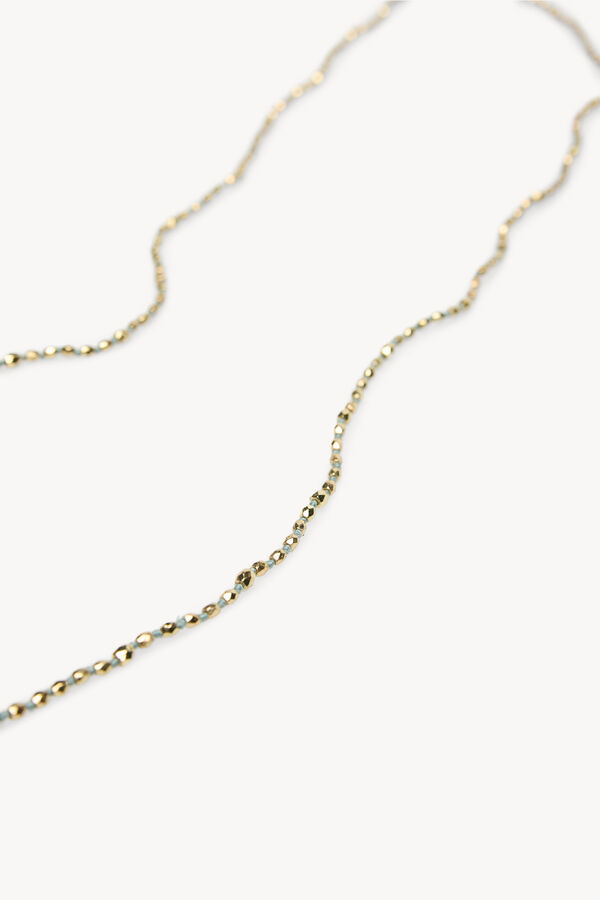 Hoss Intropia Leticia. Colar de contas mediterr&acirc;neo. Cinzento