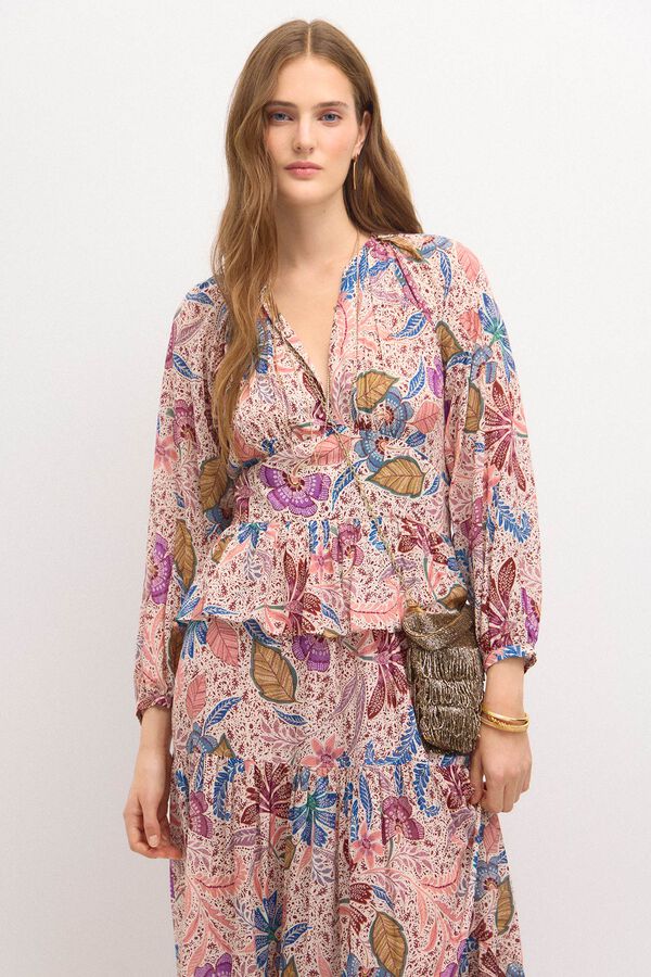 Hoss Intropia Rigoberta. Vestido estampado. Multicolorido