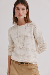 Hoss Intropia Iseult. Jersey con textura Marfil