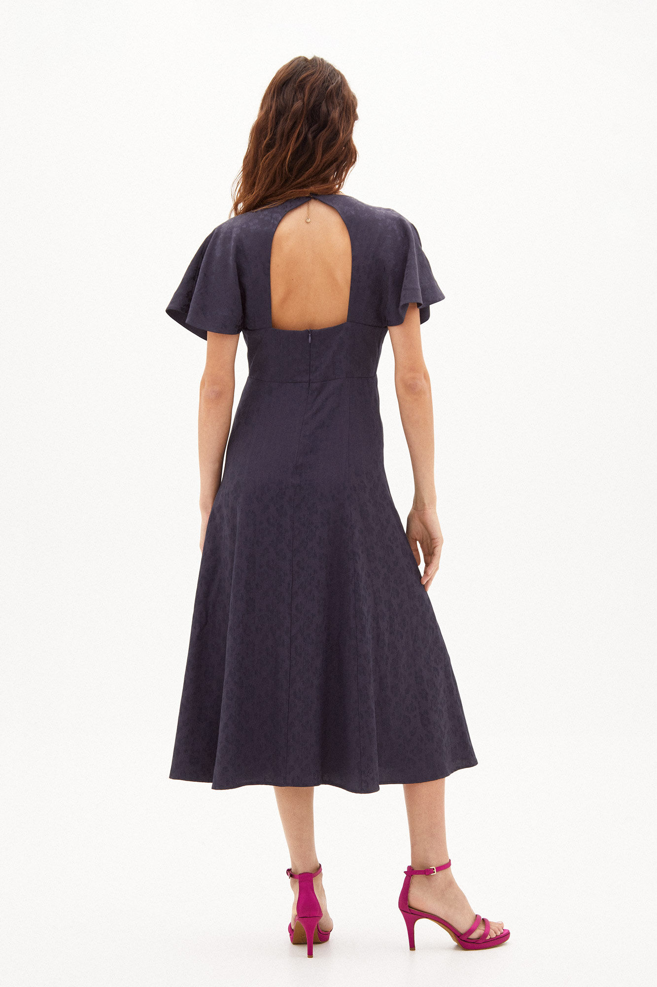 Chiara Vestido midi jacquard Vestidos y Monos de mujer Hoss