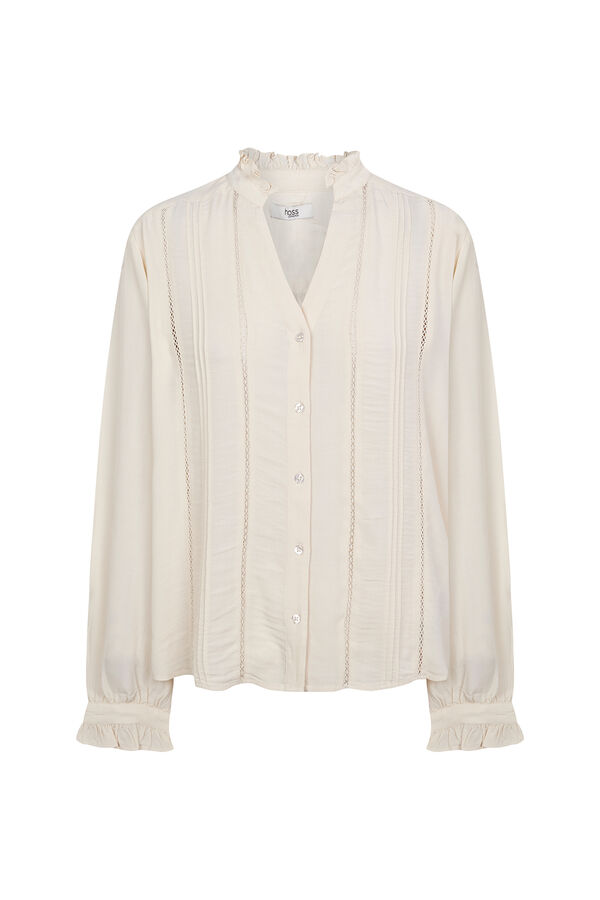 Hoss Intropia Clementine. Blusa manga larga Marfil