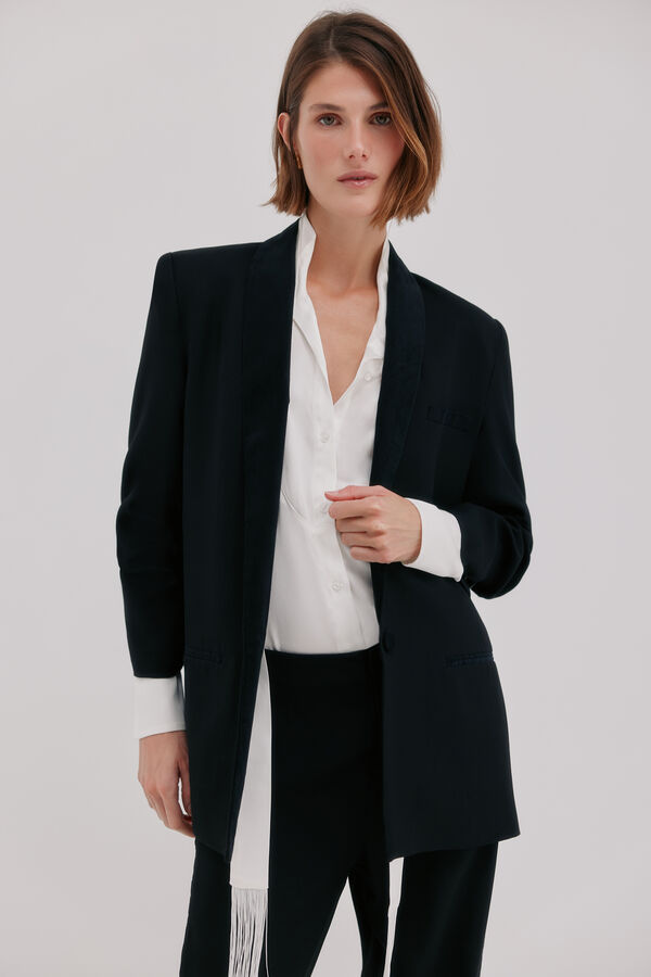 Hoss Intropia Esmeralda.Blazer smoking Negro