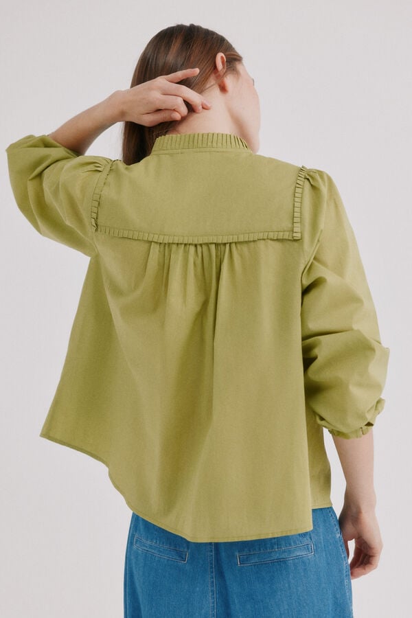 Hoss Intropia Cecile. Blusa manga comprida Verde