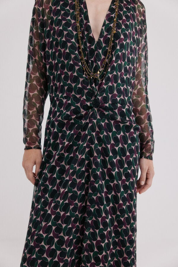Hoss Intropia Azelie. Vestido estampado Multicolorido