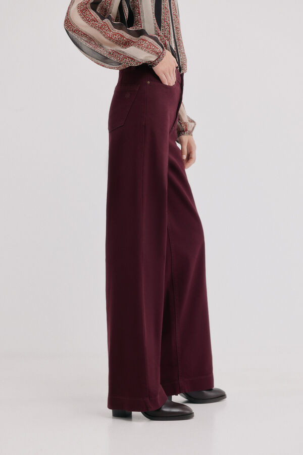 Hoss Intropia Valeria.Jeans fit wide leg Vino