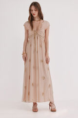 Hoss Intropia Aurora. Vestido bordado Subiu