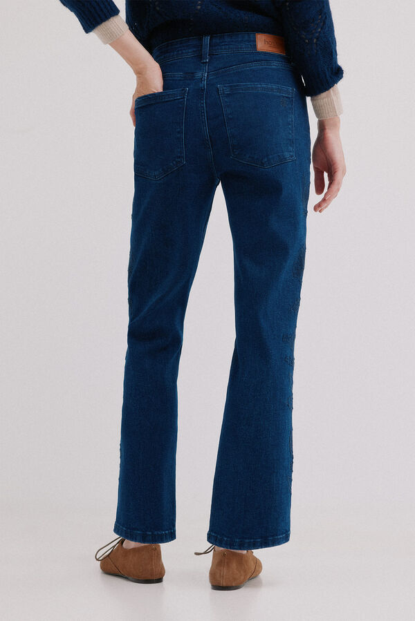 Hoss Intropia Bridgite. Jeans bootcut Azul
