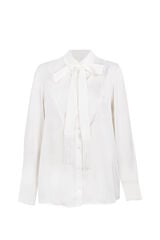 Hoss Intropia Crisia.Blusa acetinada Branco