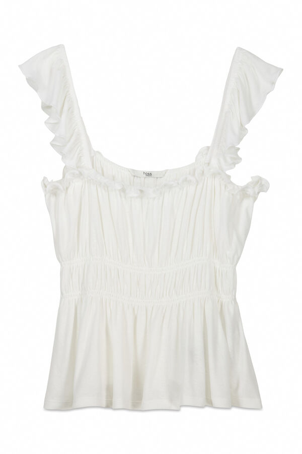 Hoss Intropia Mar. Top de tirantes Blanco