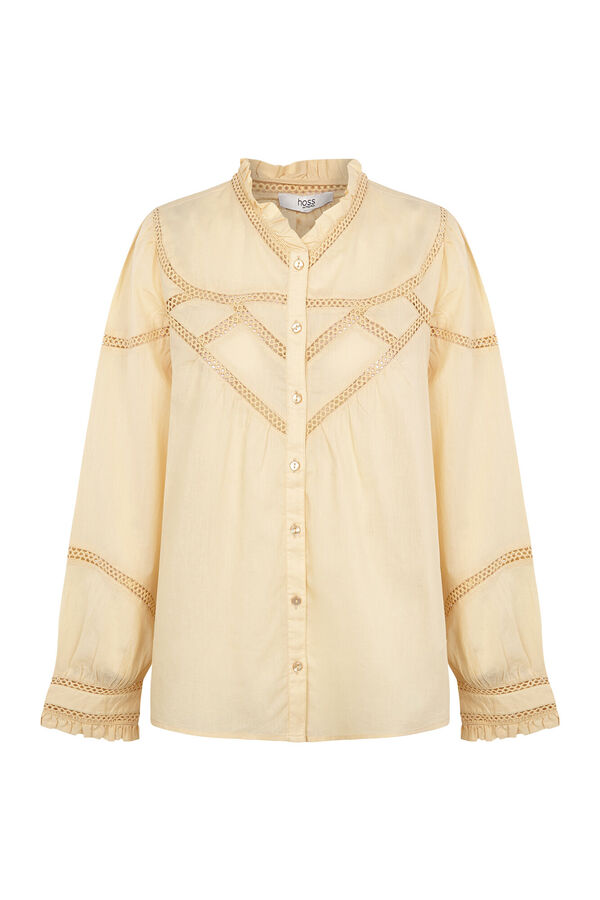 Hoss Intropia Chiara. Blusa rom&aacute;ntica Amarillo
